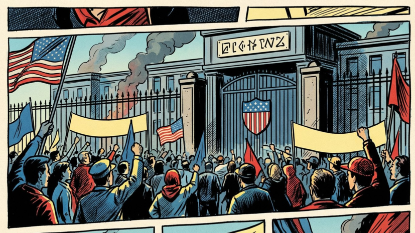 Протестующие ворвались в американское консульство в Карачи