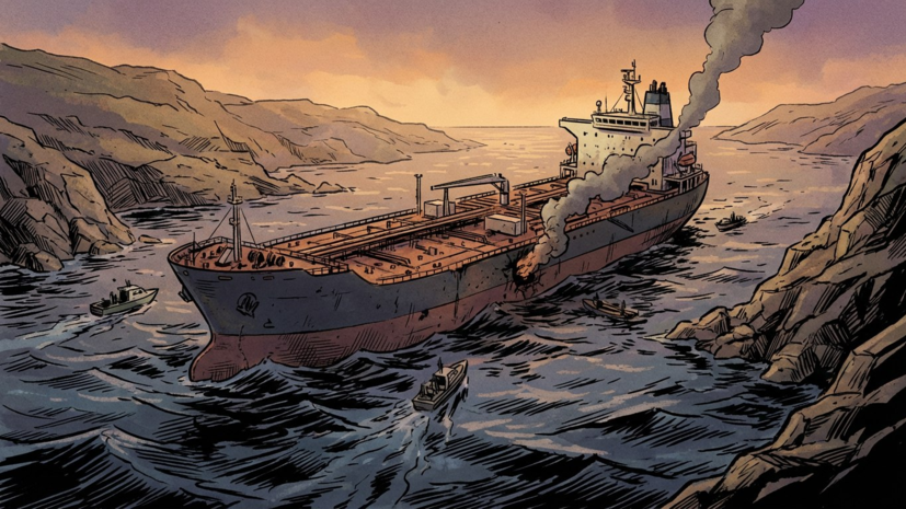 IRIB: атакованный в Ормузском проливе танкер тонет