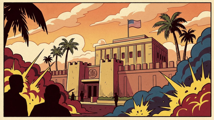 AP: в Кувейте атаковано американское посольство