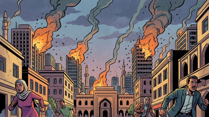 Tasnim: в центре Тегерана прогремело несколько взрывов