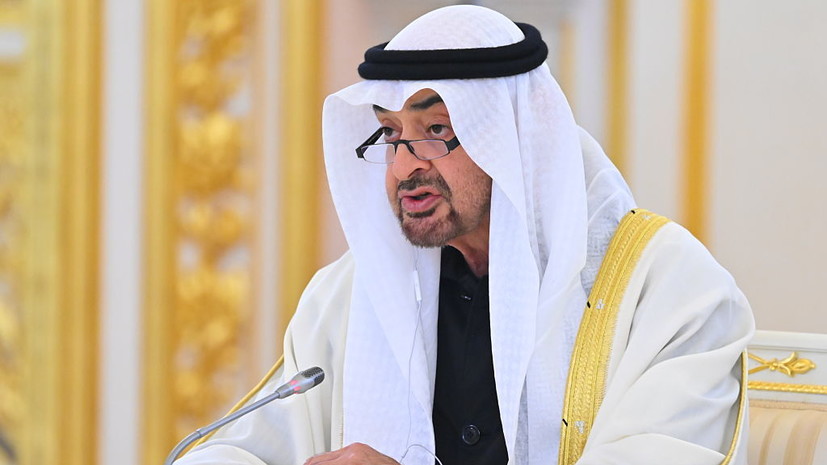 Президент ОАЭ провёл телефонный разговор с Путиным