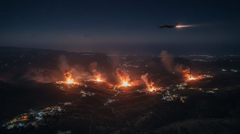 Израиль нанёс массированные удары по семи поселениям на юге Ливана