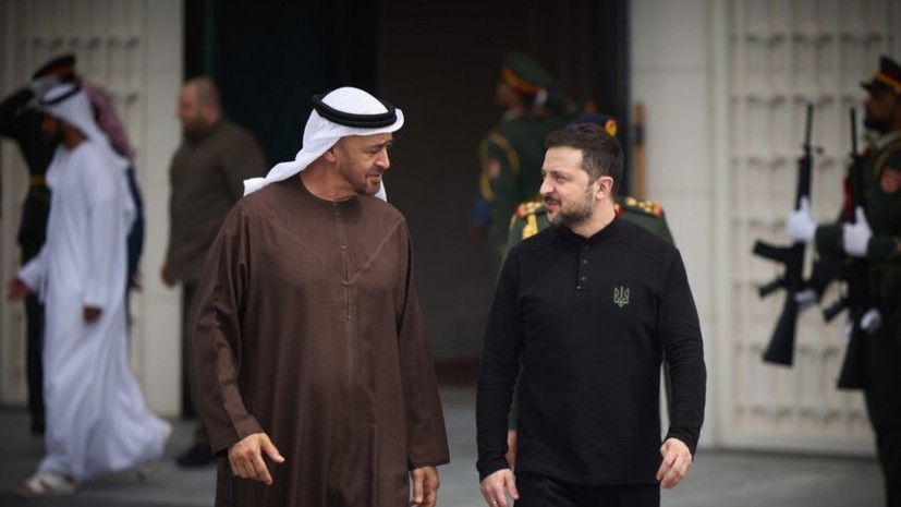 Зеленский обсудил помощь ОАЭ с президентом Эмиратов