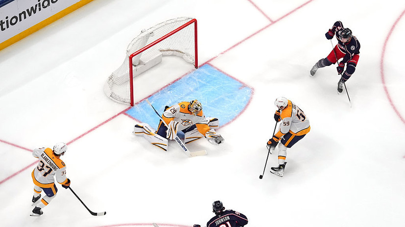 «Коламбус» одержал победу над «Нэшвиллом» в матче НХЛ, у Марченко ассист