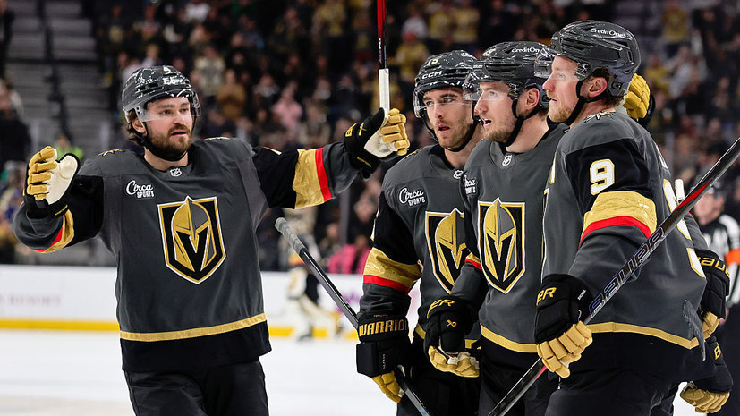 Гол Барбашёва и пас Дорофеева помогли «Вегасу» обыграть в овертайме «Детройт»