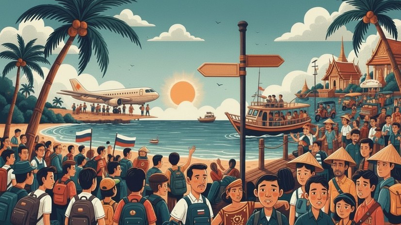 Из-за войны на Ближнем Востоке сотни россиян застряли на Шри-Ланке и в Таиланде