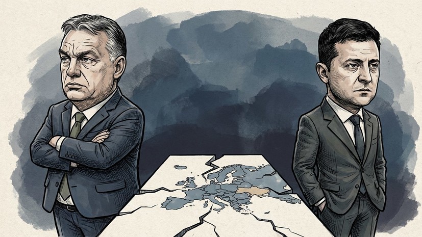 Политолог назвал беспрецедентной историей угрозы Зеленского в адрес Орбана