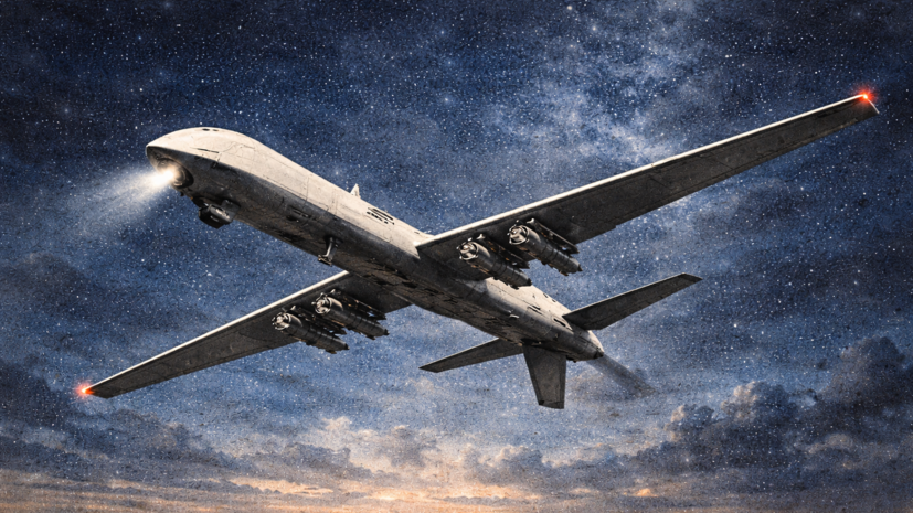 Развожаев: сбитый украинский БПЛА в Севастополе начинён поражающими элементами