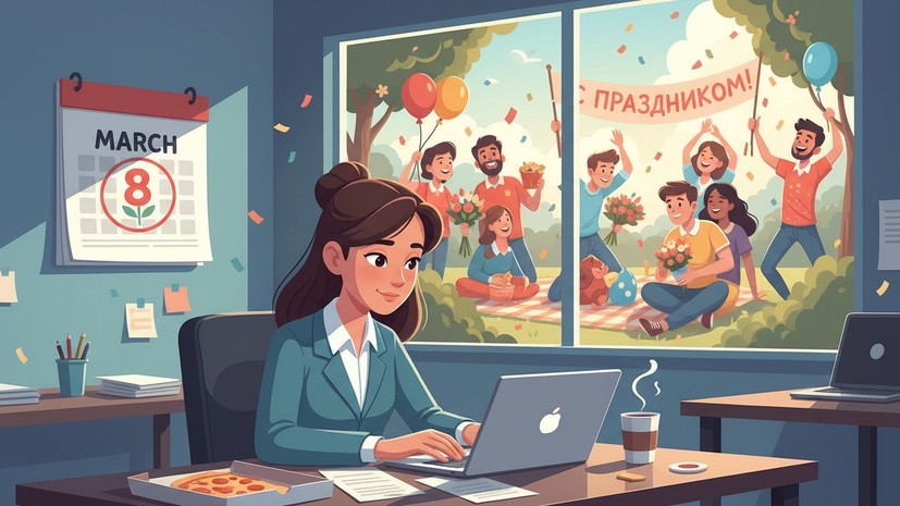 Юрист Кузнецов: работа в праздники в марте должна оплачиваться в двойном размере