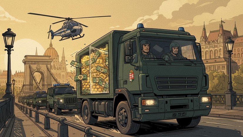 Ощадбанк: задержанные в Венгрии инкассаторы перевозили $80 млн и золото