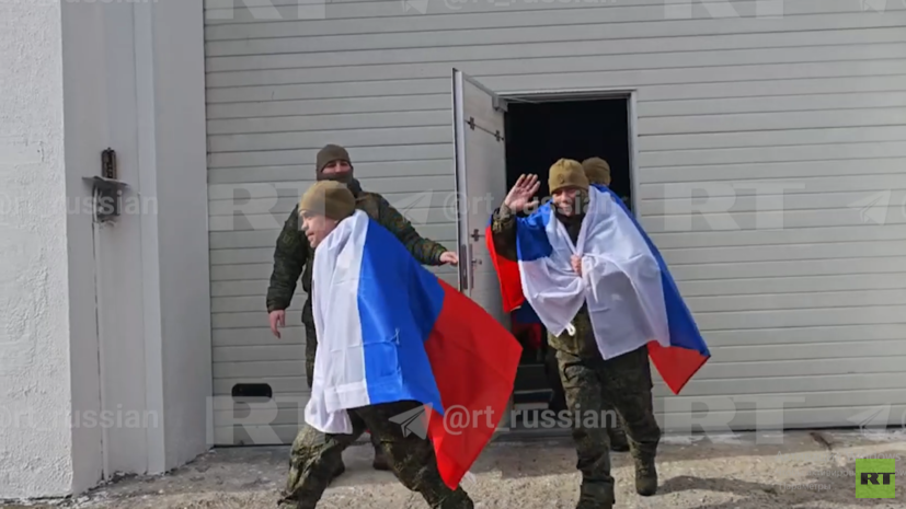 Опубликованы первые кадры с вернувшимися в ходе обмена с Киевом 6 марта бойцами