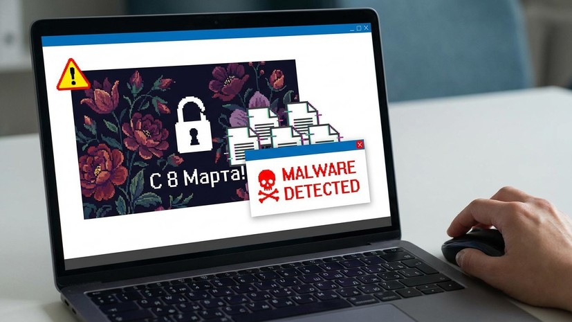 Россиян предупредили о вредоносном ПО под видом открыток на 8 Марта