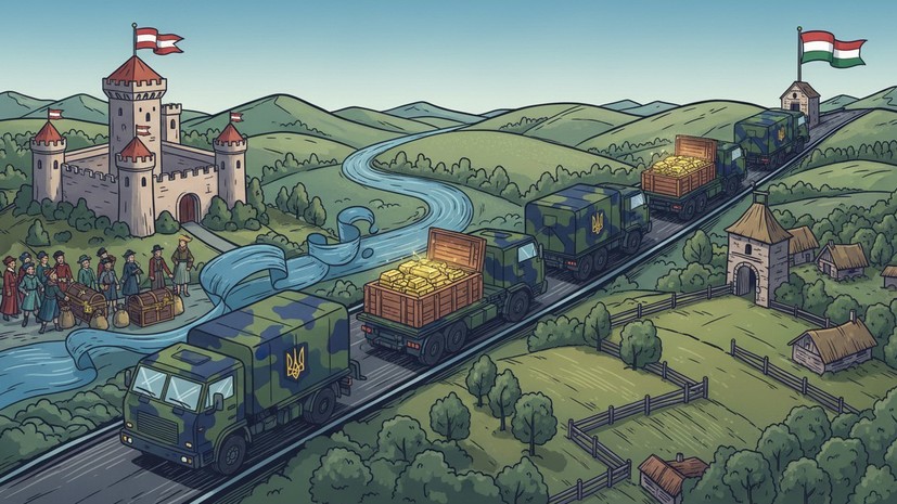 «СТРАНА.ua»: Украина годами возит валюту и золото из Австрии через Венгрию