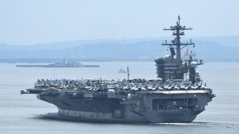 Иран заявил о нанесении удара по американскому авианосцу USS Abraham Lincoln