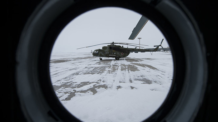 ВС России ударом &laquo;Герани&raquo; поразили Ми-8 ВСУ на вертолётной площадке у Михайловки