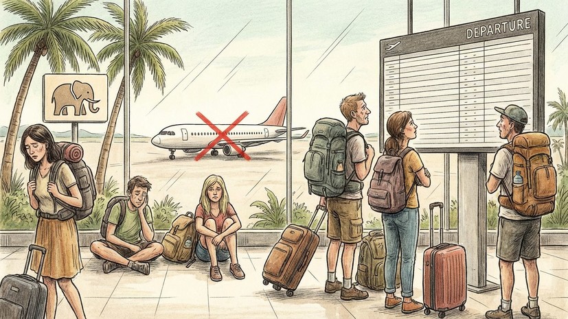 АТОР: около 3,6 тысячи российских туристов не могут покинуть Шри-Ланку