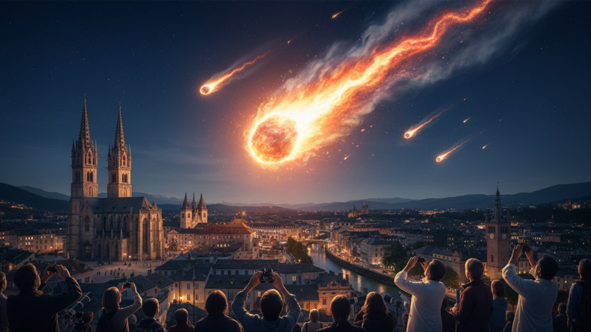 ИКИ РАН: сгоревший над Европой метеорит мог достигать трёх метров