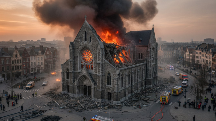 В МВД Бельгии назвали взрыв у синагоги в Льеже актом антисемитизма