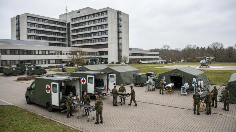 MWM: главный военный госпиталь США в Германии готовят к приёму раненых