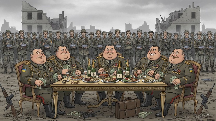 РИА Новости: командование ВСУ в Сумской области незаконно обогащается