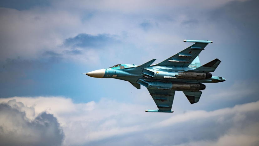 ВКС России сбили самолёт Су-27 ВСУ