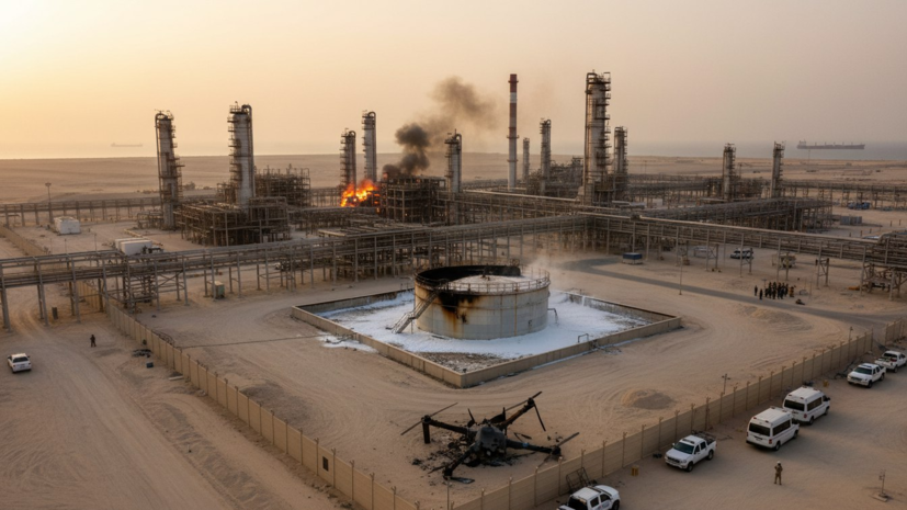 Bloomberg: крупный НПЗ в ОАЭ приостановил работу после атаки беспилотников