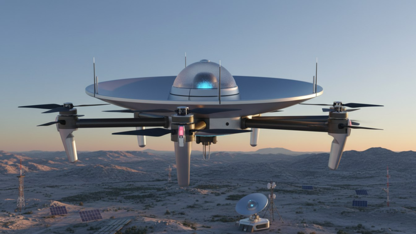 В России анонсировали разработку аналога дрона Starlink