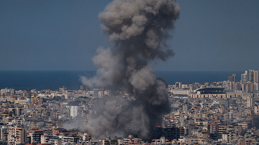 При ударе Израиля по пляжу в Бейруте погибли семь человек