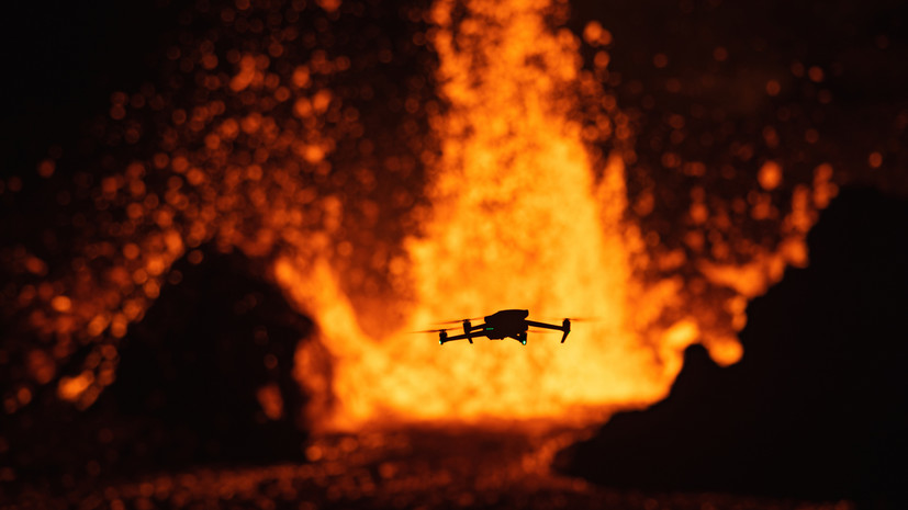 В пригороде Севастополя из-за БПЛА загорелся участок леса