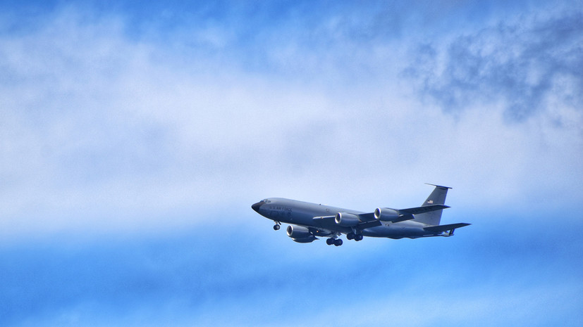 В ВС США заявили о гибели четырёх членов экипажа упавшего в Ираке KC-135