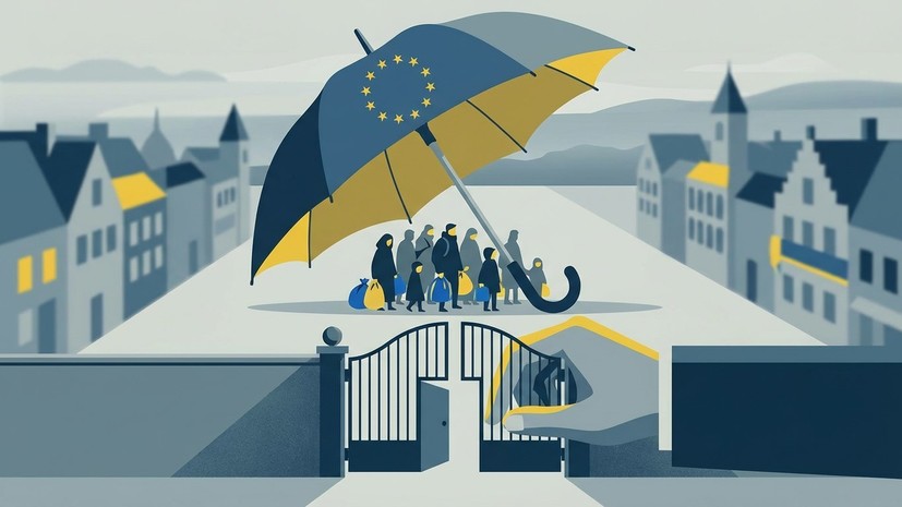 В ЕС в 2025 году сократили предоставление временной защиты для украинцев