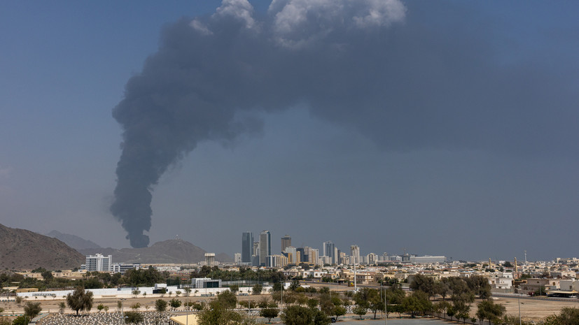 Один человек пострадал из-за падения обломков БПЛА в эмирате Фуджейра в ОАЭ