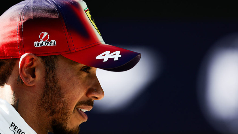 Хэмилтон впервые попал на подиум за свою карьеру в Ferrari в «Формуле-1»