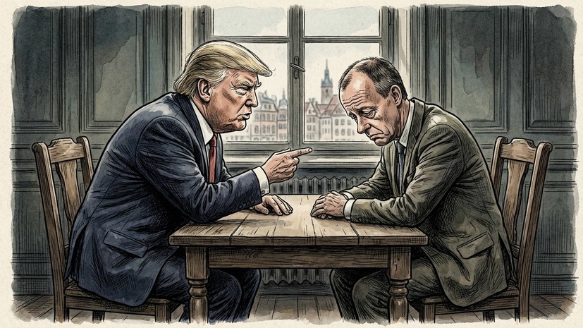 FT: Трамп не был склонен обсуждать с Мерцем усиление давления на Москву