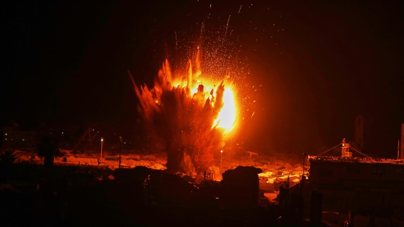 Восемь палестинских полицейских погибли из-за удара Израиля по сектору Газа