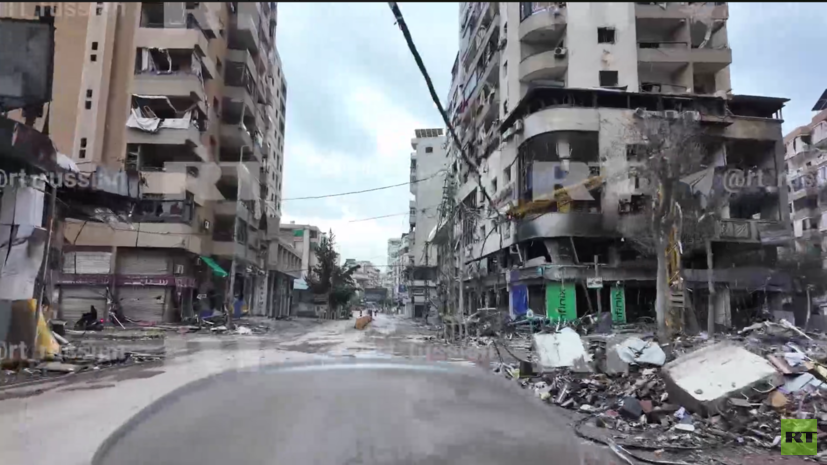 Корреспондент RT показал кадры разбомблённого Бейрута