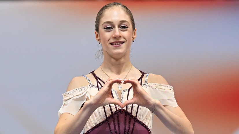 Горбачёва выложила фото на фоне олимпийских колец