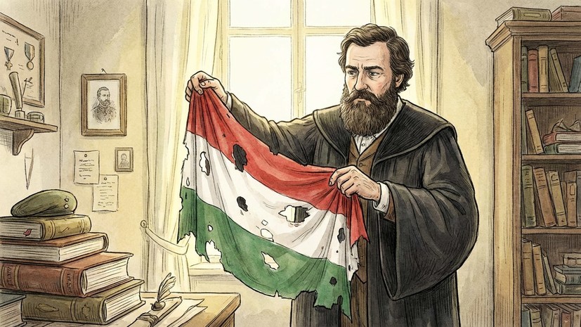 Посол Украины в Будапеште сфотографировался с дырявым флагом Венгрии