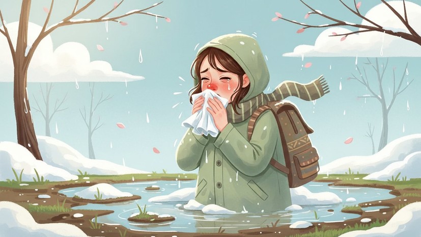 Россиянам объяснили, как таяние снега отражается на самочувствии аллергиков