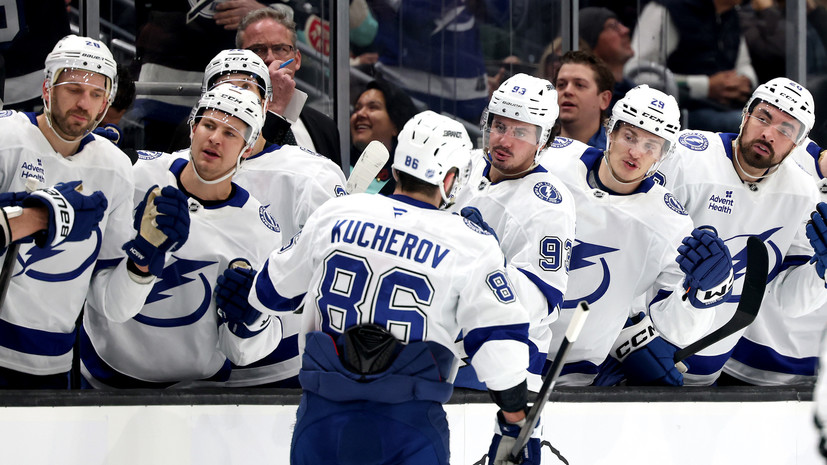 &laquo;Он лучший игрок в мире&raquo;: Кучеров набрал пять очков в игре с &laquo;Сиэтлом&raquo; и вышел на второе место в гонке бомбардиров НХЛ