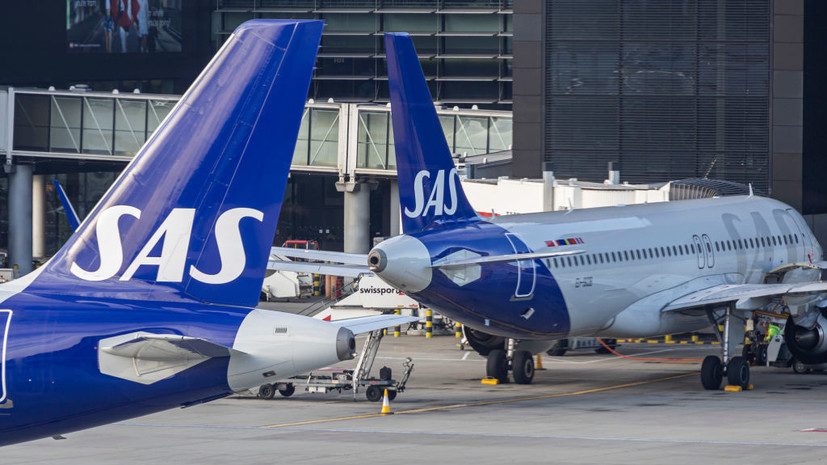 Авиаперевозчик SAS первым в Европе отменил сотни рейсов из-за цен на топливо