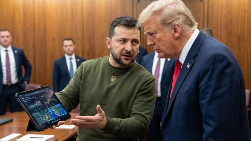 Зеленский рассчитывал впечатлить Трампа планшетом с боевыми данными
