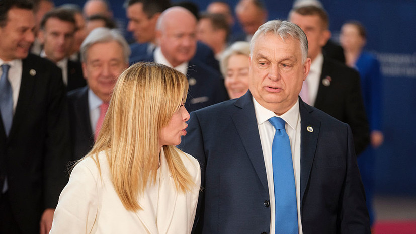 Politico: Мелони заявила, что понимает позицию Орбана по кредиту Украине