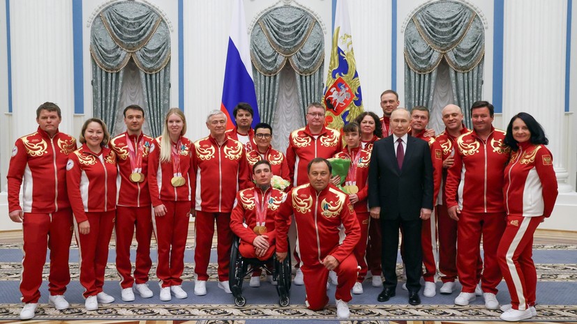 &laquo;Сделали возвращение символов России триумфальным&raquo;: Путин наградил участников Паралимпиады в Италии