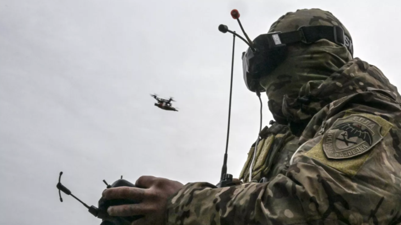 ВС России произвели налёт FPV-дронами на позиции ВСУ в Харьковской области