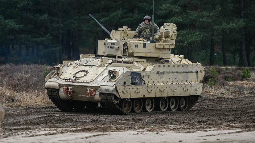 РИА Новости: Пентагон признал неисправность 117 БМП Bradley в Европе