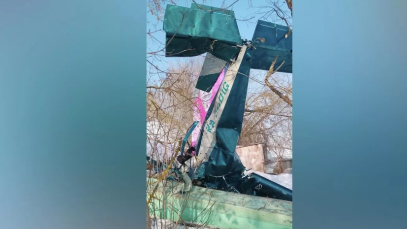 В Подмосковье произошло падение легкомоторного самолёта