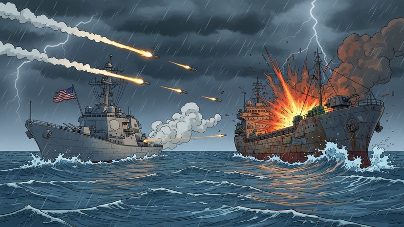 США ударили по кораблю наркотеррористов в Тихом океане