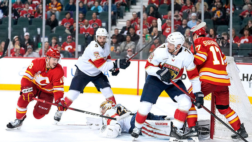 32 сейва Тарасова не спасли «Флориду» от поражения в матче с «Калгари»