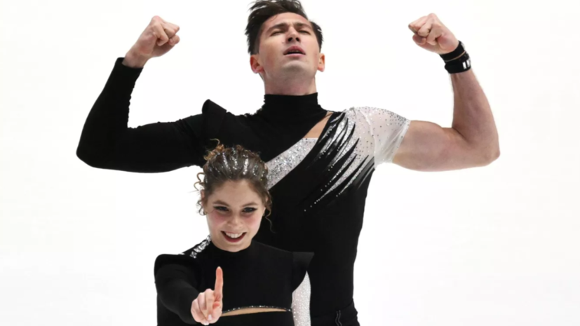 Мишина и Галлямов выиграли короткую программу спортивных пар на Кубке Первого канала